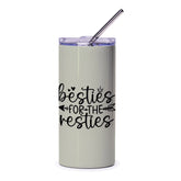 Besties For The Resties Tumbler, Cute Best Friend Gift, Friendship Tumbler, Gift For Her, Bff Tumbler, Matching Bestie Tumbler - Tawshia